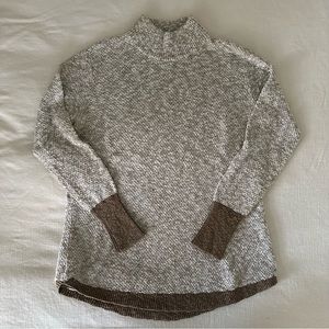 LLBean Signature Mock Neck Tunic Sweater